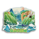 Refrigerator Magnet for Wushan Little Three Gorges and Little Three Gorges Scenic Area, Chongqing, China  14