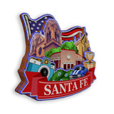 Refrigerator Magnet for Santa Fe New Mexico USA  1059