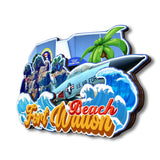 Магнит на холодильник для Форт-Уолтон-Бич, Флорида, США 210