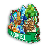 Refrigerator Magnet for Gomel Belarus  2475