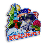 Refrigerator Magnet for Burlington Vermont USA  882