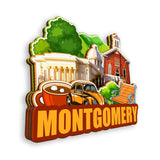 Kühlschrankmagnet für Montgomery Alabama USA 372