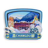 Refrigerator Magnet for Chamdo, Tibet, China  840