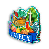 Refrigerator Magnet for Bayeux France  2567