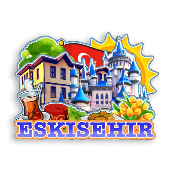 Refrigerator Magnet for Eskisehir Turkey  1667