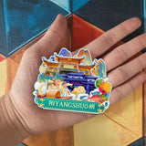 Refrigerator Magnet for Yangshuo, Guangxi, China  695