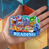 Refrigerator Magnet for Reading UK  2867
