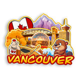 Kühlschrankmagnet für Vancouver, Kanada 1849