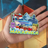 Refrigerator Magnet for Makarska Croatia  2237
