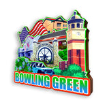 Kühlschrankmagnet für Bowling Green Kentucky USA 958