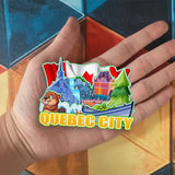 Refrigerator Magnet for Quebec City Canada  1871