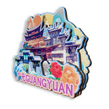 Refrigerator Magnet for Guangyuan, Sichuan, China  577