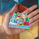 Refrigerator Magnet for Pittsburgh Pennsylvania USA  1116