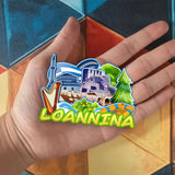Refrigerator Magnet for Loannina Greece  1722