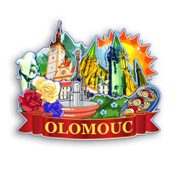 Refrigerator Magnet for Olomouc Czech  2098