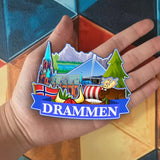 Kühlschrankmagnet für Drammen Norwegen 2279