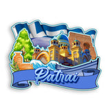 Refrigerator Magnet for Patrai Greece  1781