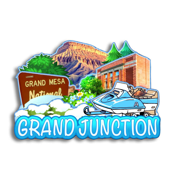 Kühlschrankmagnet für Grand Junction Colorado USA 279