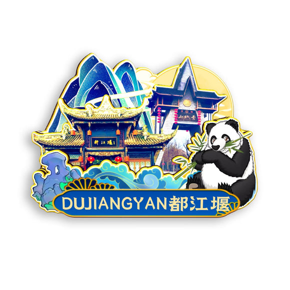 Kühlschrankmagnet für Dujiangyan, Chengdu, Sichuan, China 417