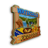 Refrigerator Magnet for Kravice Waterfalls Bosnia and Herzegovina  2417