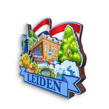 Магнит на холодильник для Лейдена, Нидерланды, 1985