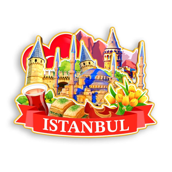 Refrigerator Magnet for Istanbul Turkey  1628