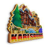 Refrigerator Magnet for Karlsruhe Germany  1198