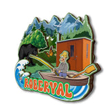 Refrigerator Magnet for Roberval Quebec Canada  132