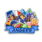 Refrigerator Magnet for Angers France  2587