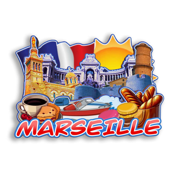 Refrigerator Magnet for Marseille France  2591