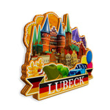 Kühlschrankmagnet für Lübeck, Deutschland 1212