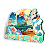 Kühlschrankmagnet für Jiuzhaigou, Sichuan, China 418