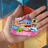 Refrigerator Magnet for Corfu Greece  1739
