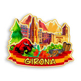 Refrigerator Magnet for Girona Spain  1530