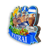 Refrigerator Magnet for Patrai Greece  1782