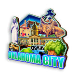 Refrigerator Magnet for Oklahoma City Oklahoma USA  1101