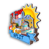 Kühlschrankmagnet für Split Kroatien 2211