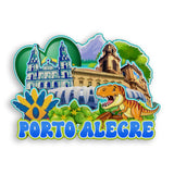 Refrigerator Magnet for Porto Alegre Brazil  1919