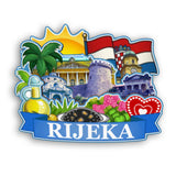 Kühlschrankmagnet für Rijeka Kroatien 2225