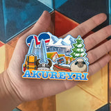 Refrigerator Magnet for Akureyri Iceland  2248