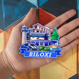 Refrigerator Magnet for Biloxi Mississippi USA  1012