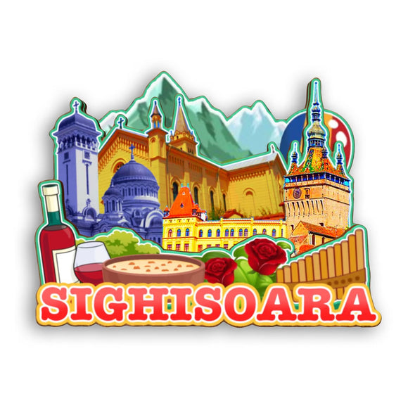 Refrigerator Magnet for Sighisoara Romania  2327