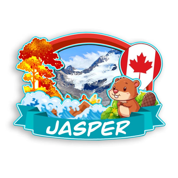 Refrigerator Magnet for Jasper Canada  1862