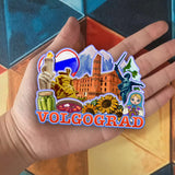 Kühlschrankmagnet für Wolgograd, Russland 2537