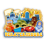 Refrigerator Magnet for Yekaterinburg Russia  2543