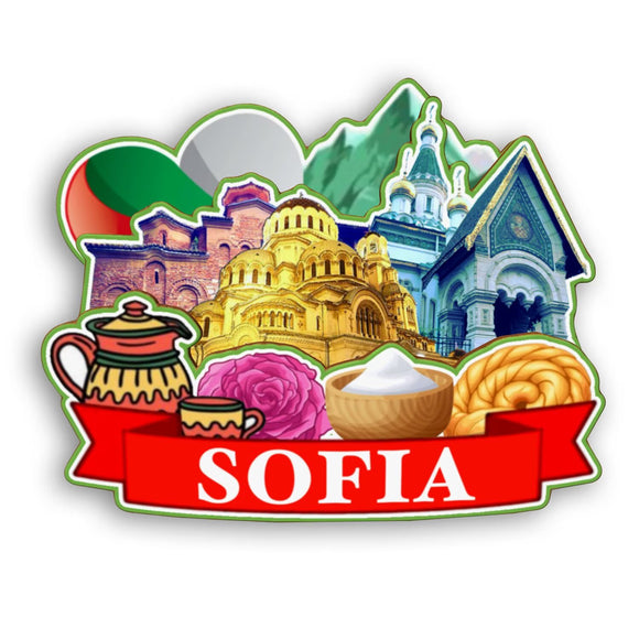 Refrigerator Magnet for Sofia Bulgaria  2440