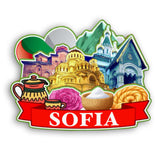 Kühlschrankmagnet für Sofia Bulgarien 2440
