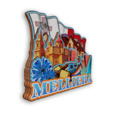 Refrigerator Magnet for Mellieha Malta  2304