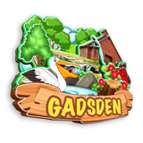 Kühlschrankmagnet für Gadsden Alabama USA 352