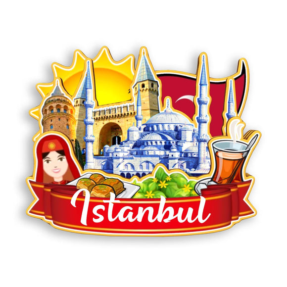 Refrigerator Magnet for Istanbul Turkey  1627